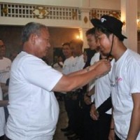 Bupati Kuningan, H Acep Purnama saat menerima kunjungan dari kementrian pariwisata RI